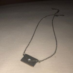American Eagle Outfitters envelope necklace